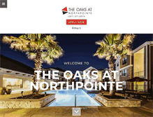 Tablet Screenshot of oaks-northpointe.com